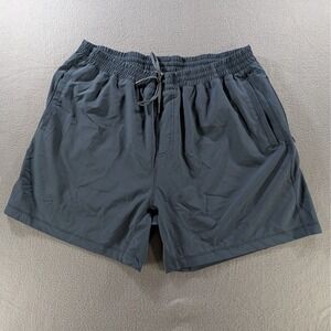 Men's Drawstring Hybrid Shorts - Dark Gray